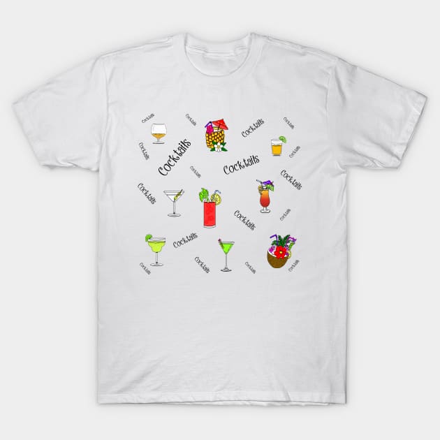 cocktails T-Shirt by imphavok